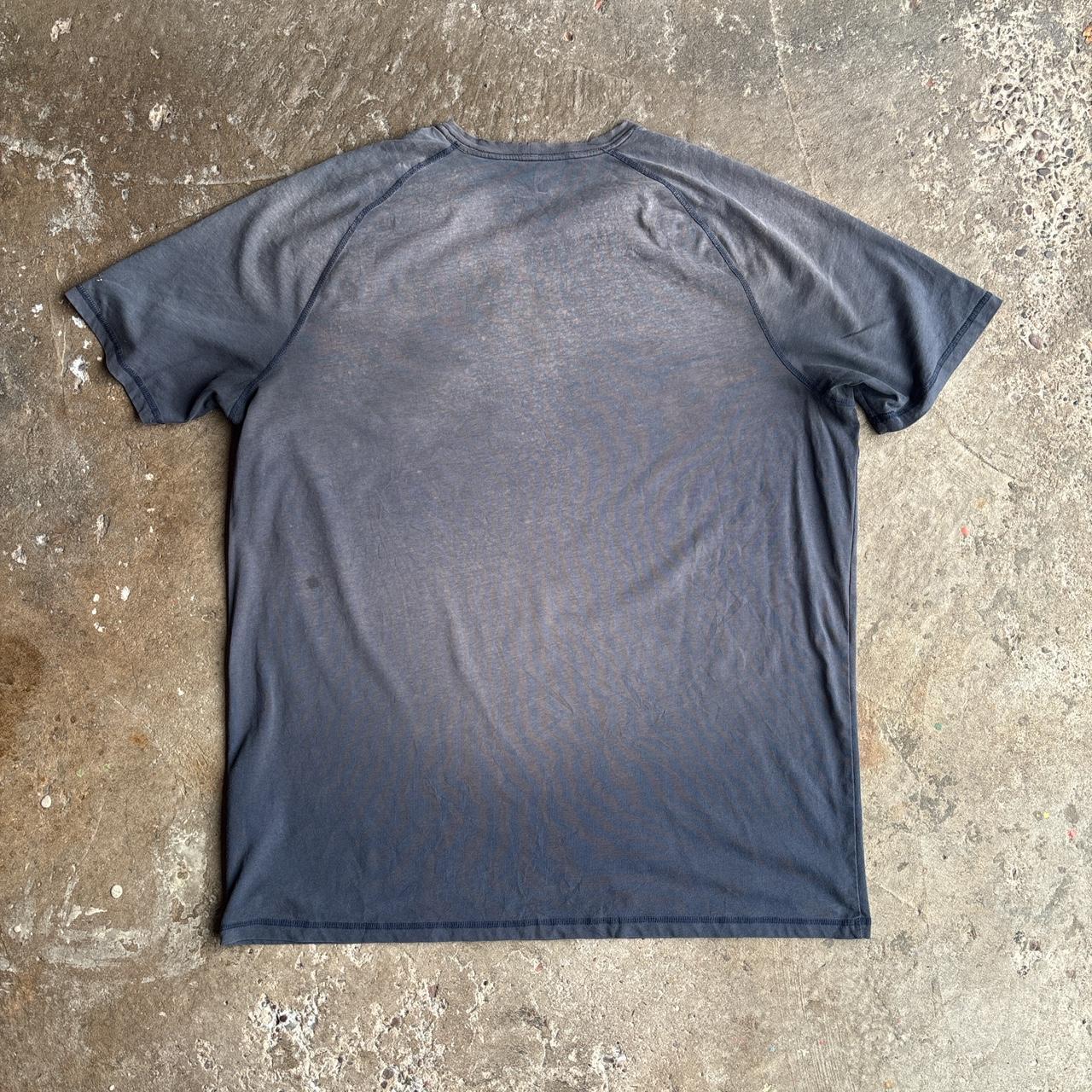 Navy Carhartt single pocket t-shirt