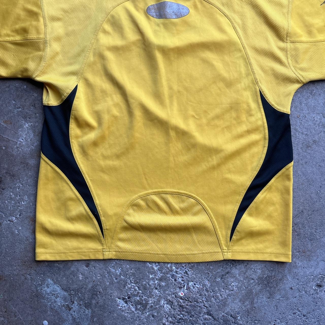 Vintage 2000s Adidas Hurricanes Rugby Super 12 Yellow Jersey