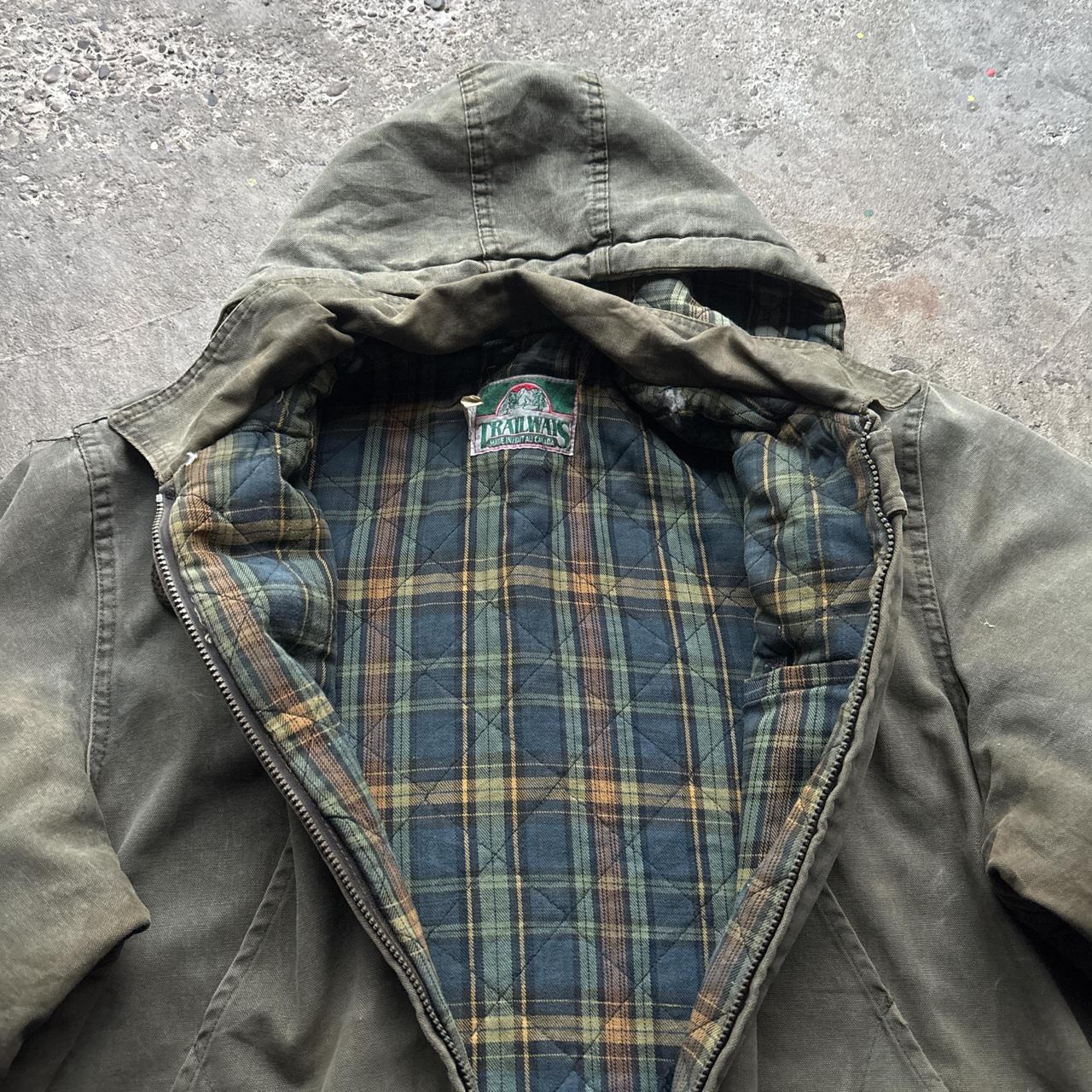 Vintage Khaki Green workwear jacket - XL