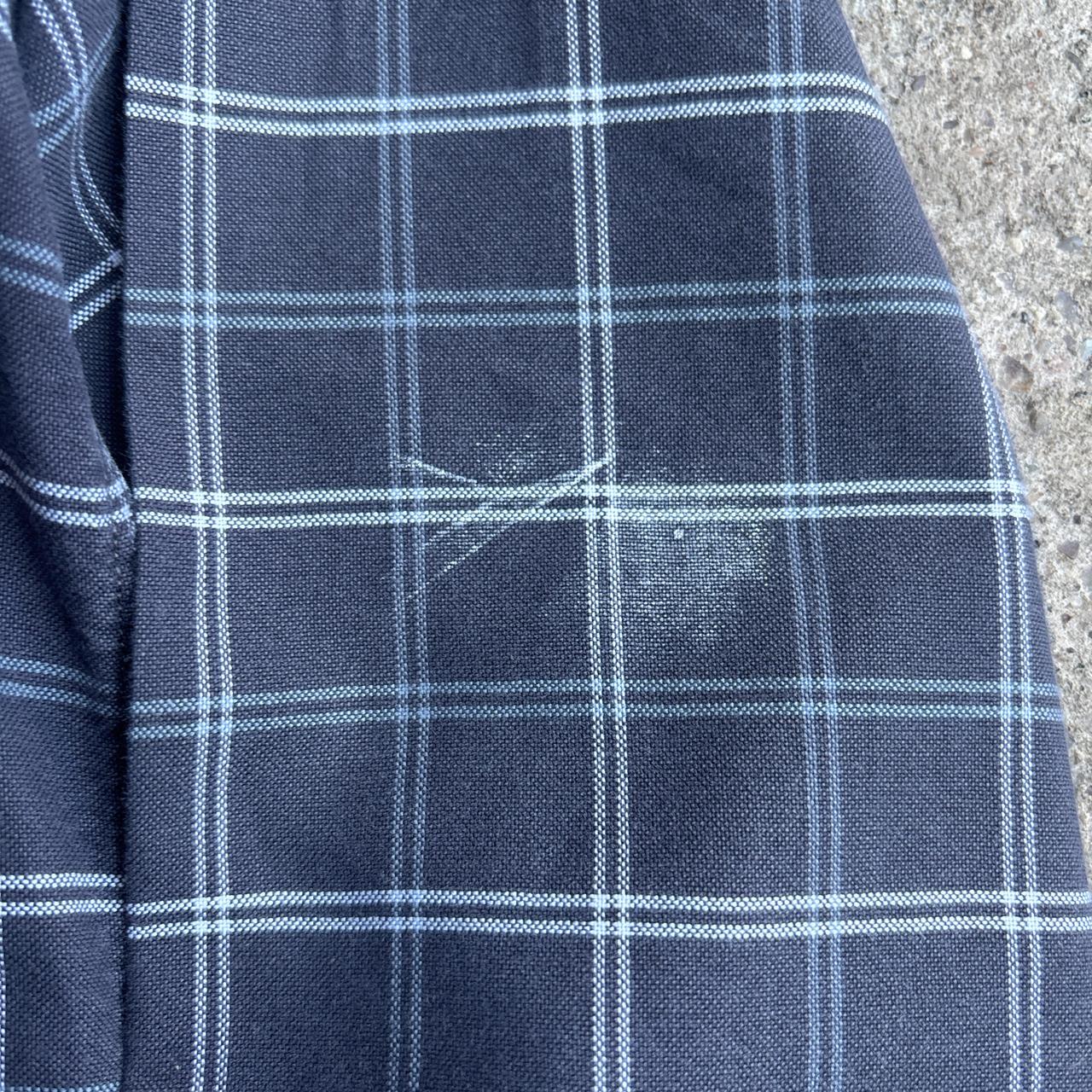 Grey Checkered Paul & Shark Long-Sleeve Shirt