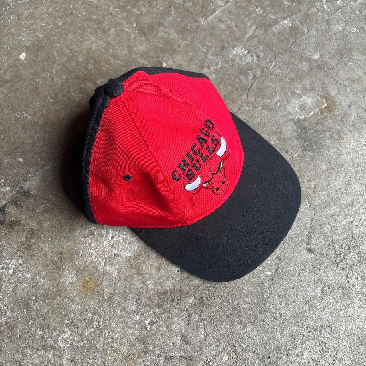 Red & Black 90s Chicago Bulls Snapback