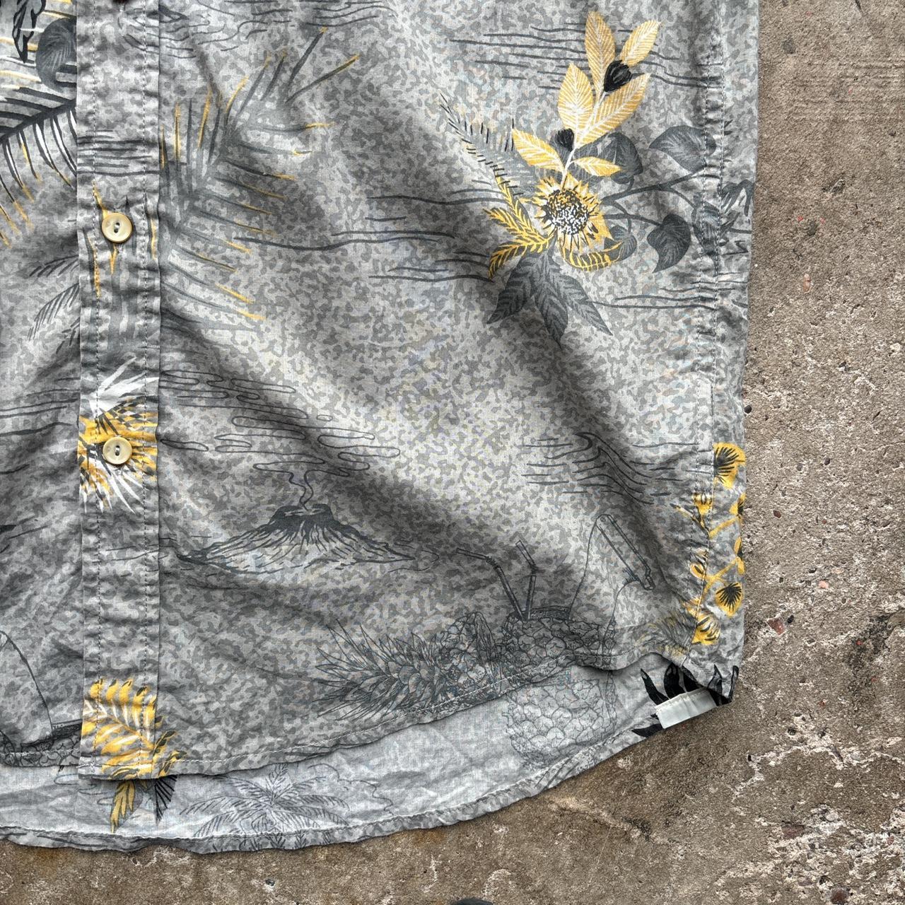 Grey Quiksilver Hawaiian shirt