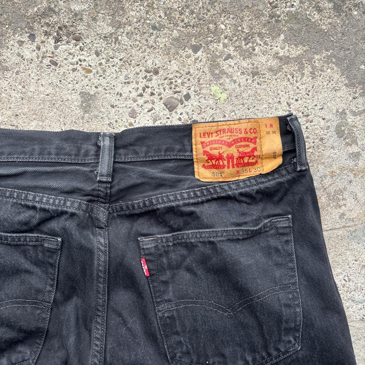 Black Levi’s 501 denim jeans - W36