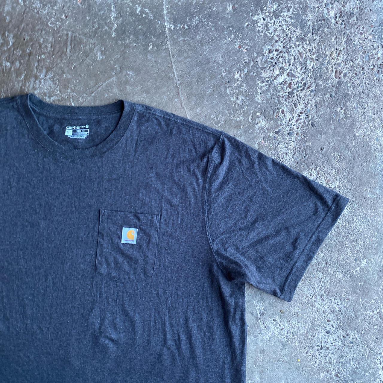 Dark Grey Carhartt Single Pocket T-Shirt - 3XL