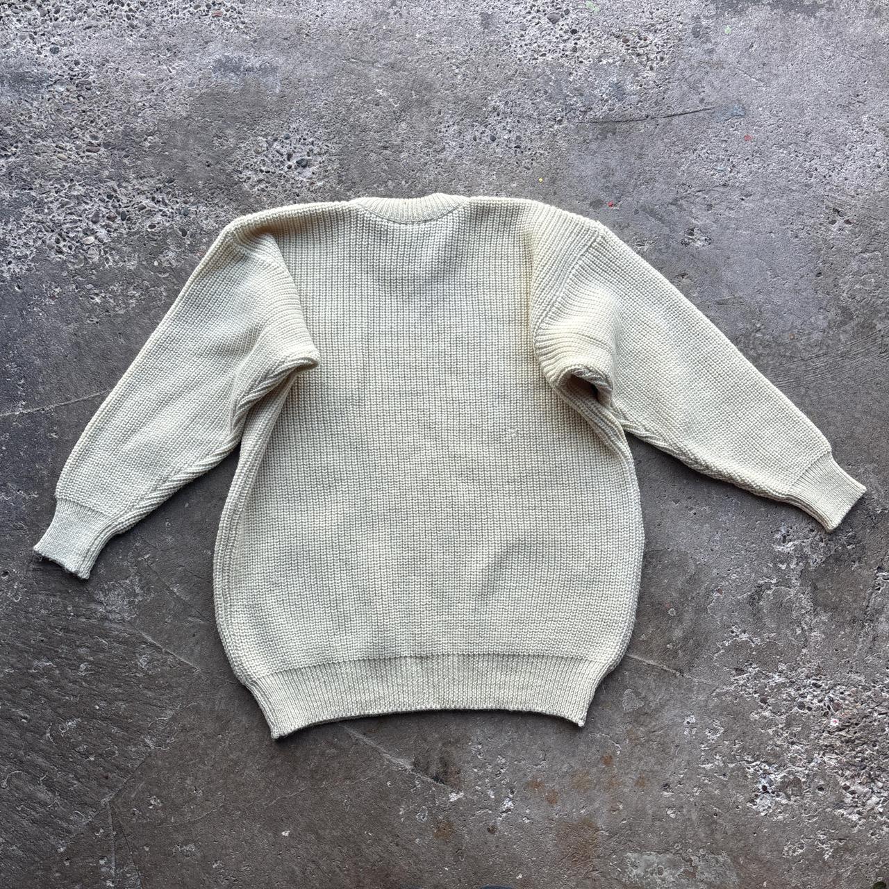 Cream Barbour wool sweater - C42
