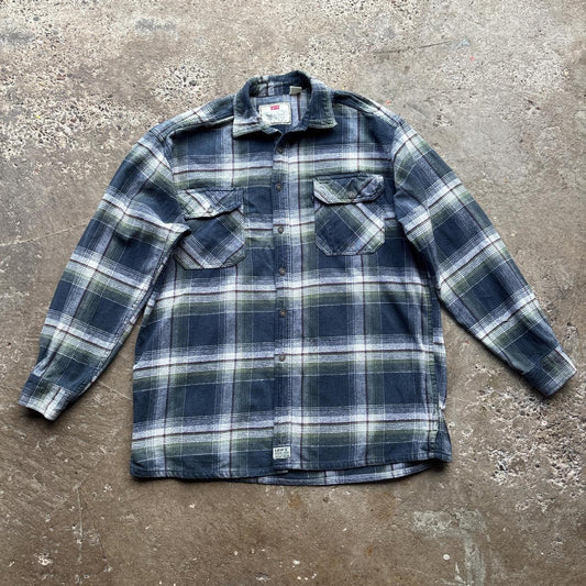 Vintage Navy and white Levi’s flannel shirt - L