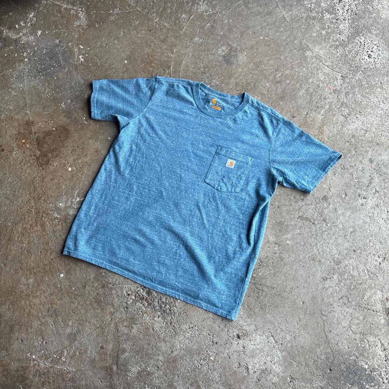 Textured Light Blue Classic Carhartt T-Shirt