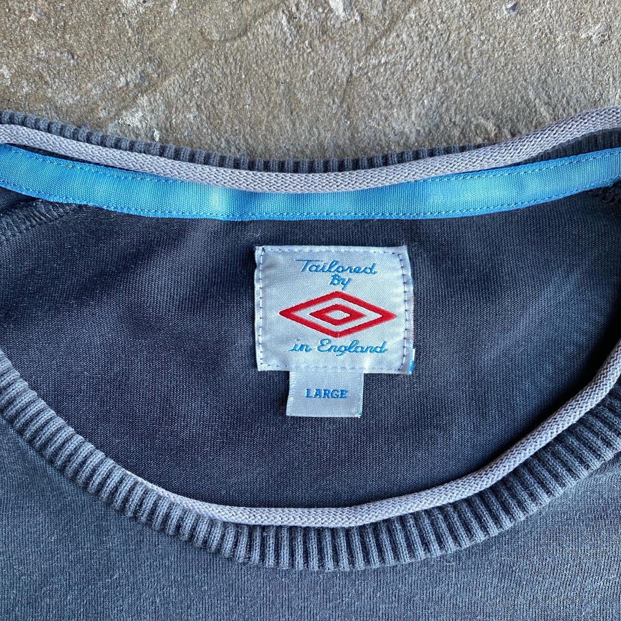 Dark Grey Manchester City Umbro Long-Sleeve T-Shirt - L