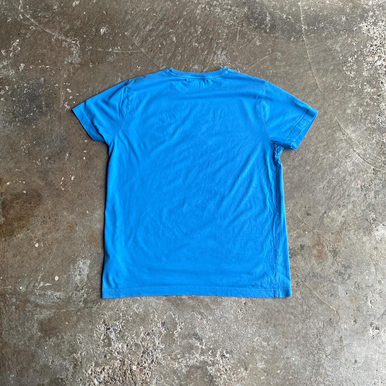 Blue GANT Graphic T-Shirt - M