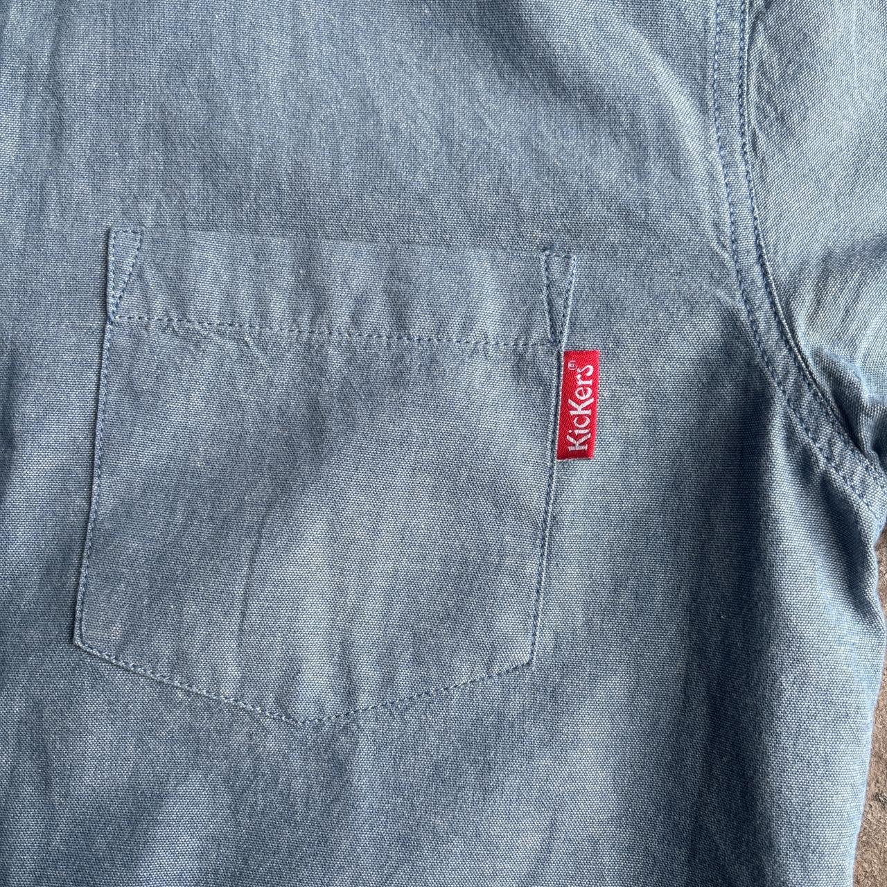 Blue Denim ‘Kickers’ Short Sleeve Shirt