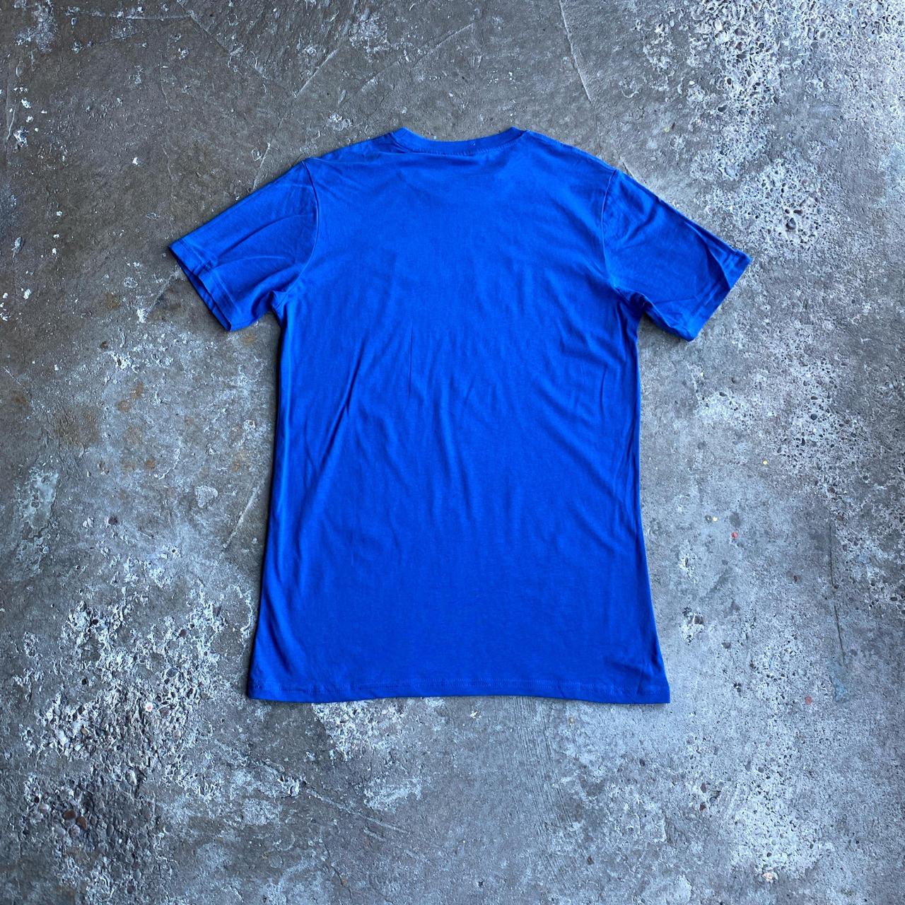 Blue Graphic Carrera T-Shirt - S