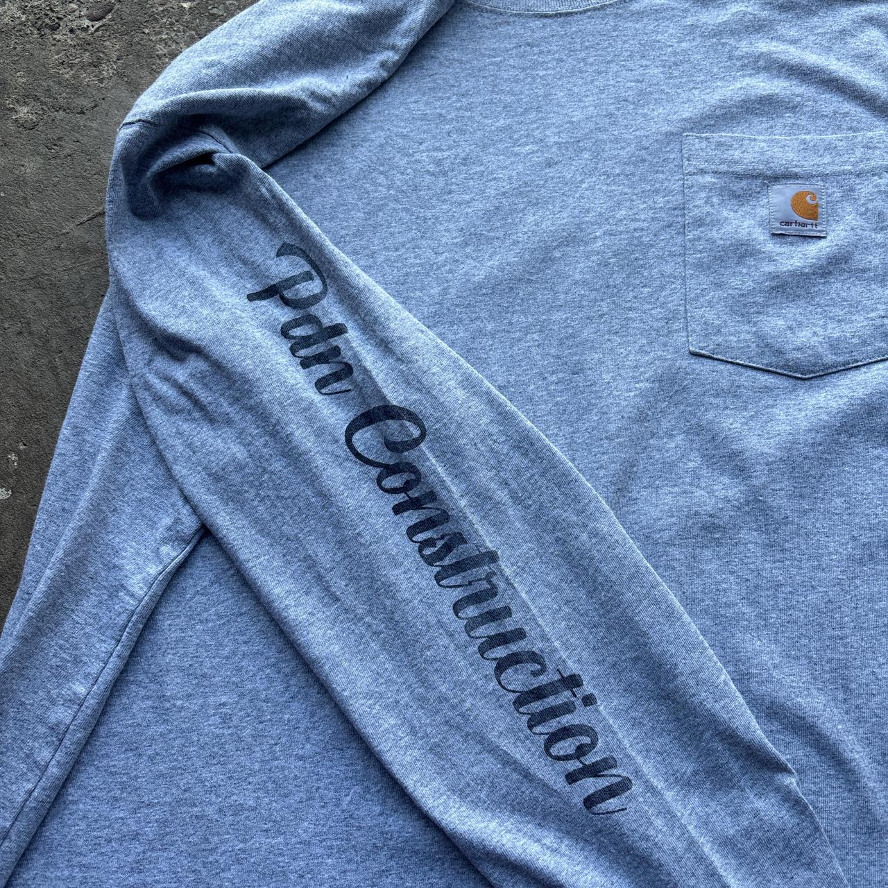 Grey ‘Pdn Construction’ carhartt long sleeve top - XXL