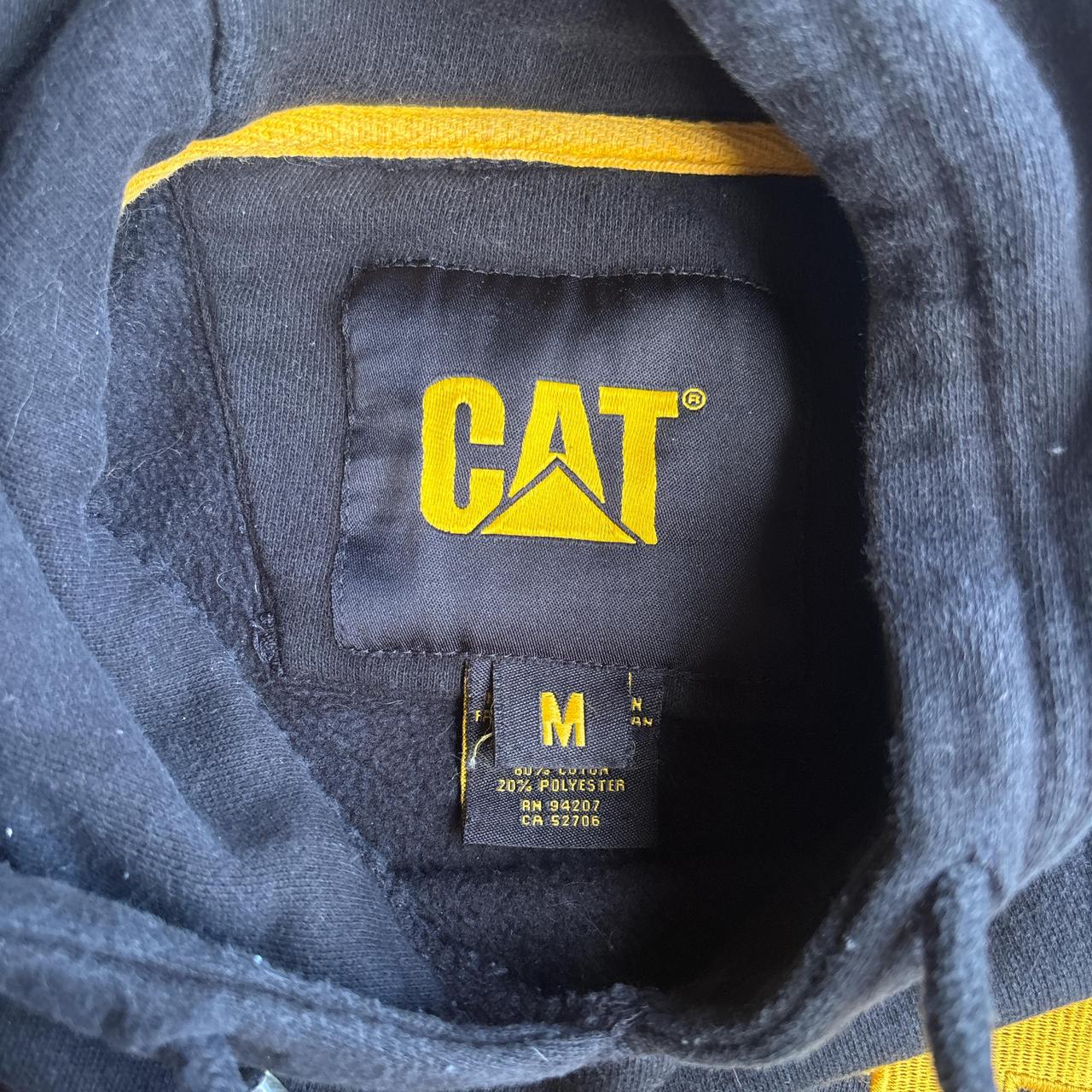 Black CAT Heavyweight Hoodie - M