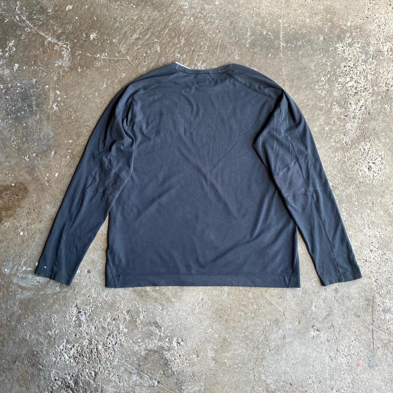 Dark Grey Manchester City Umbro Long-Sleeve T-Shirt - L