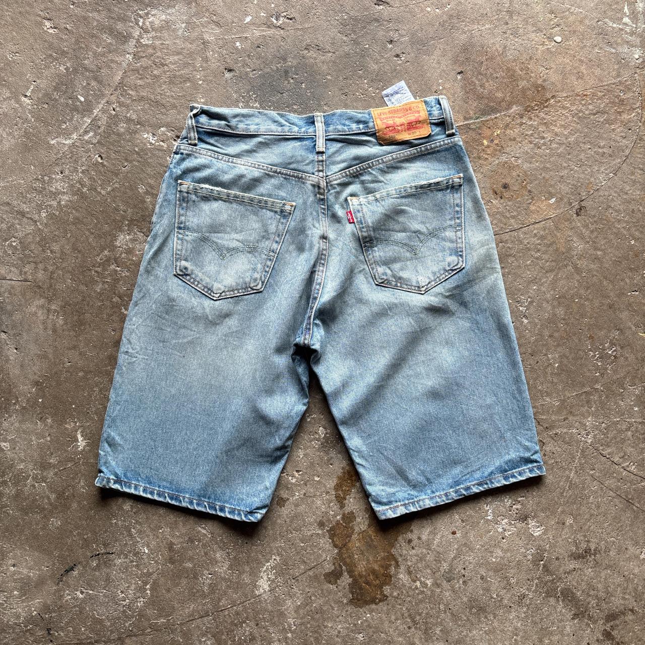 Distressed Levi’s blue denim Jorts - W30