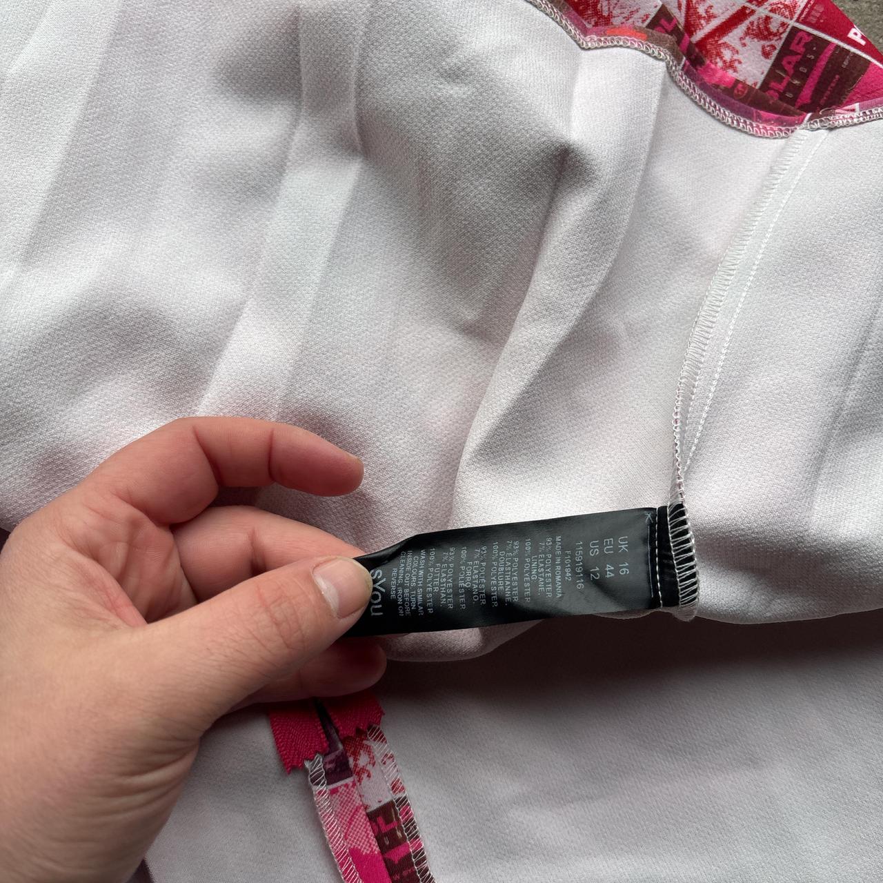Y2K pink Paris skirt