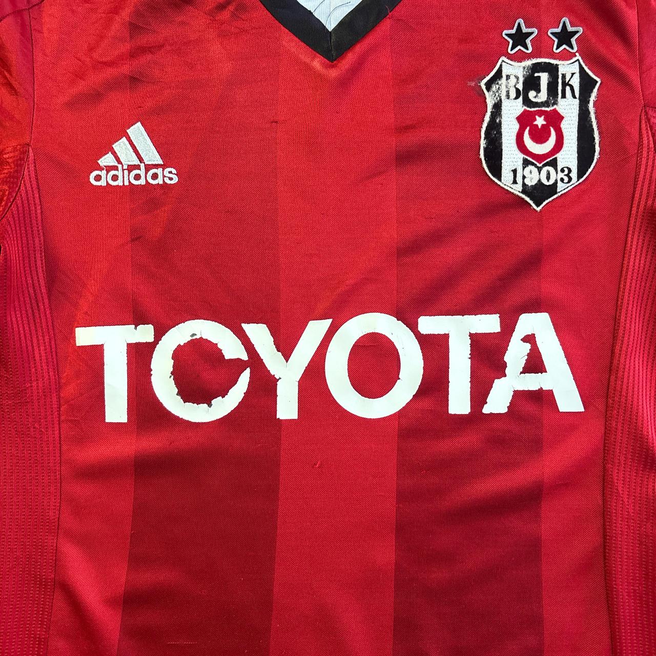 Red Adidas Beşiktaş 2012/13 Third Football Shirt - S