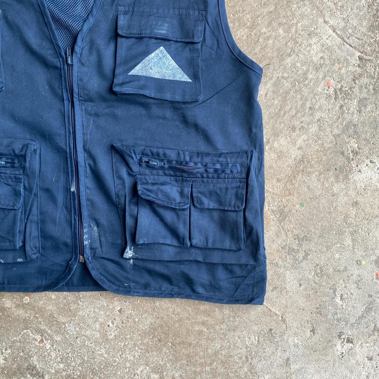 Navy Tactical Vest Jacket - 2XL