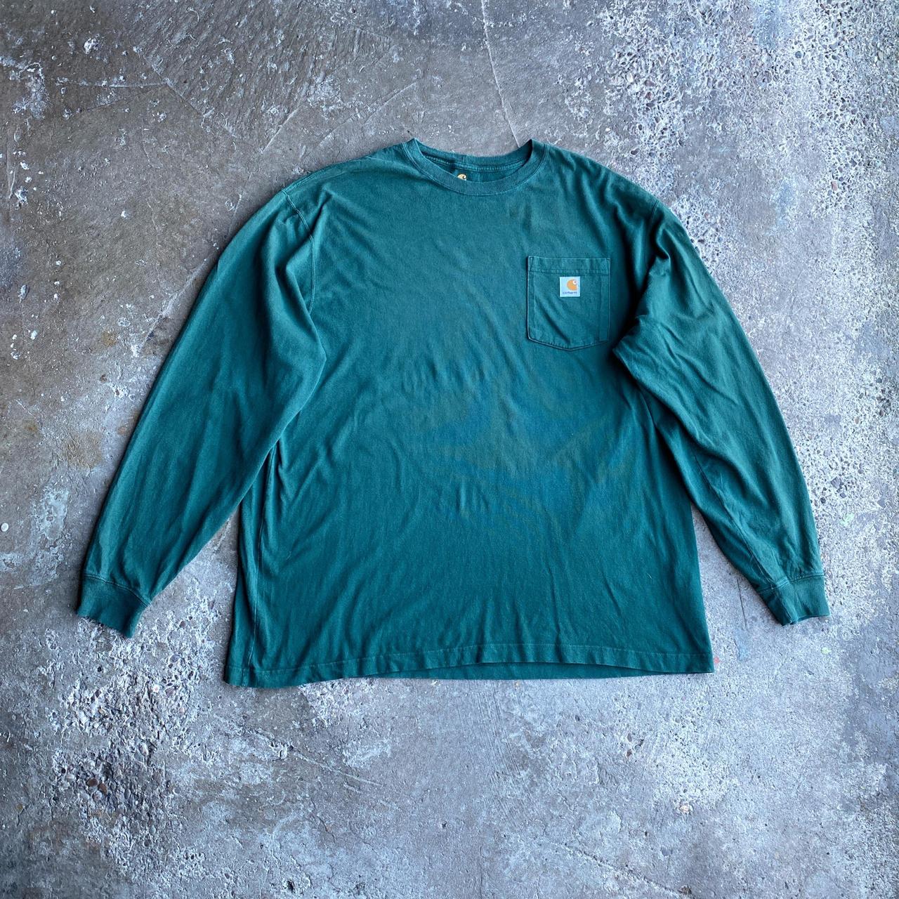 Green Carhartt Long-Sleeve T-Shirt - XL