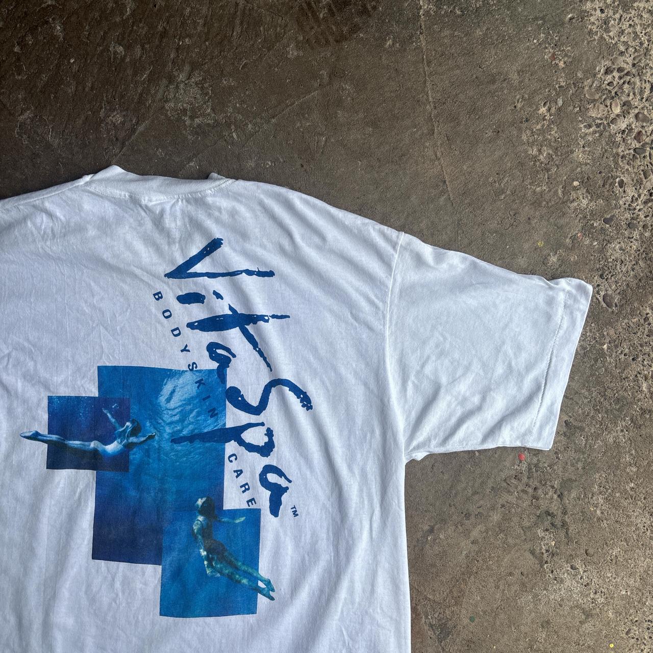 Vintage White Single Stitch ‘Vita Spa’ Graphic T-Shirt - XL