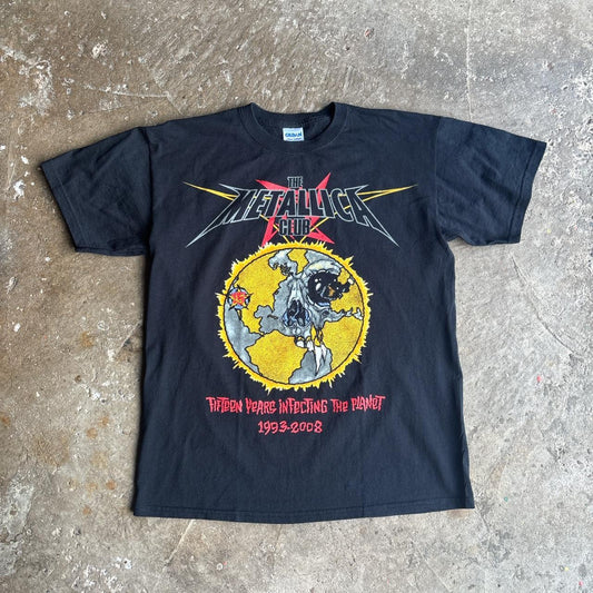 2008 Metallica Club graphic tee