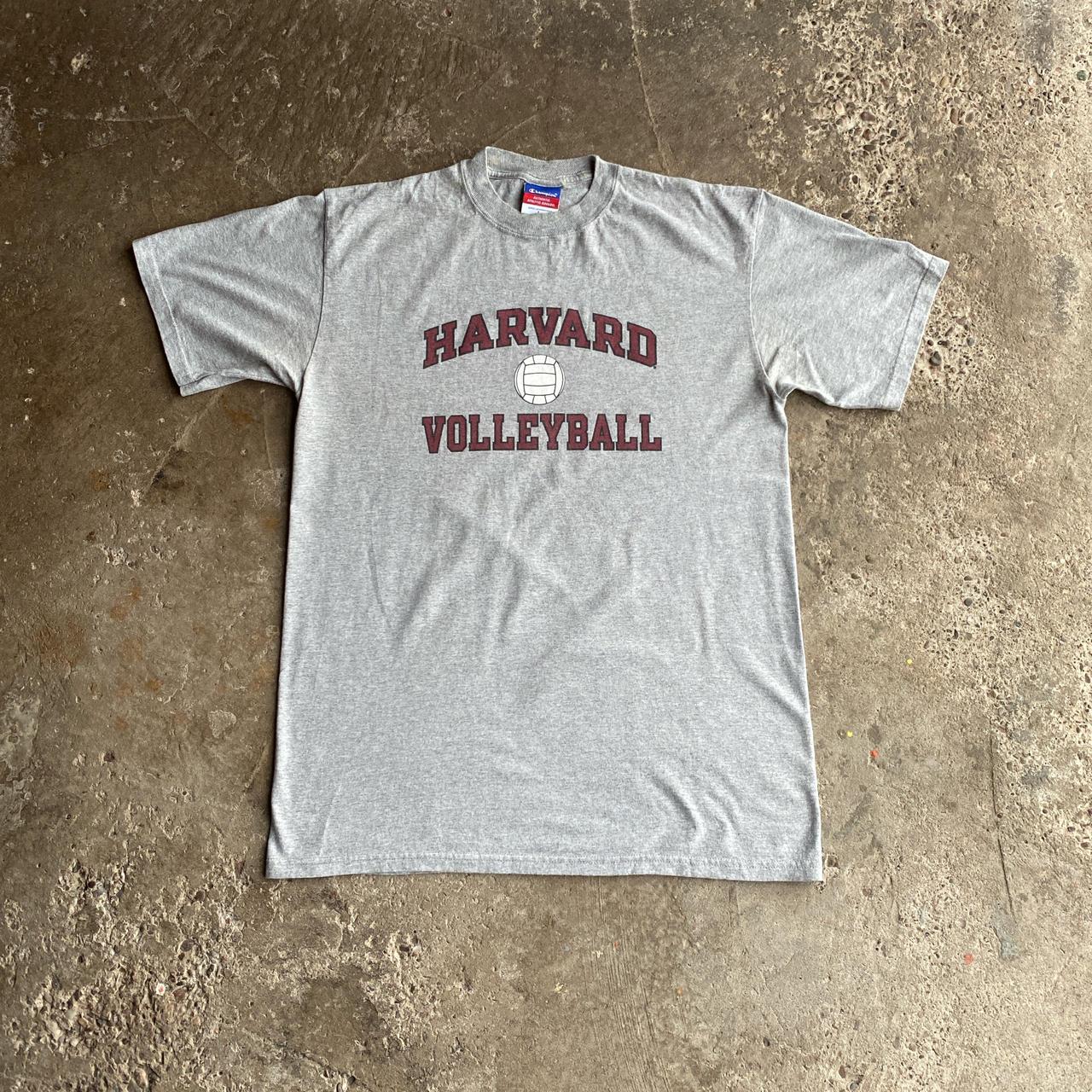 Grey Champion Harvard Volleyball Graphic T-Shirt - L