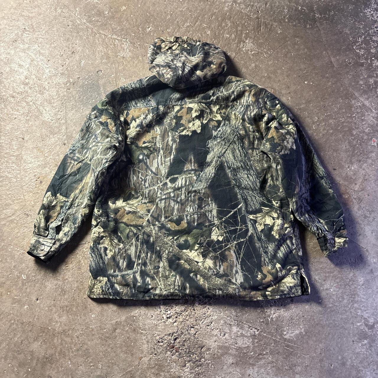 Duxbak Woodland Print Hooded Jacket - L