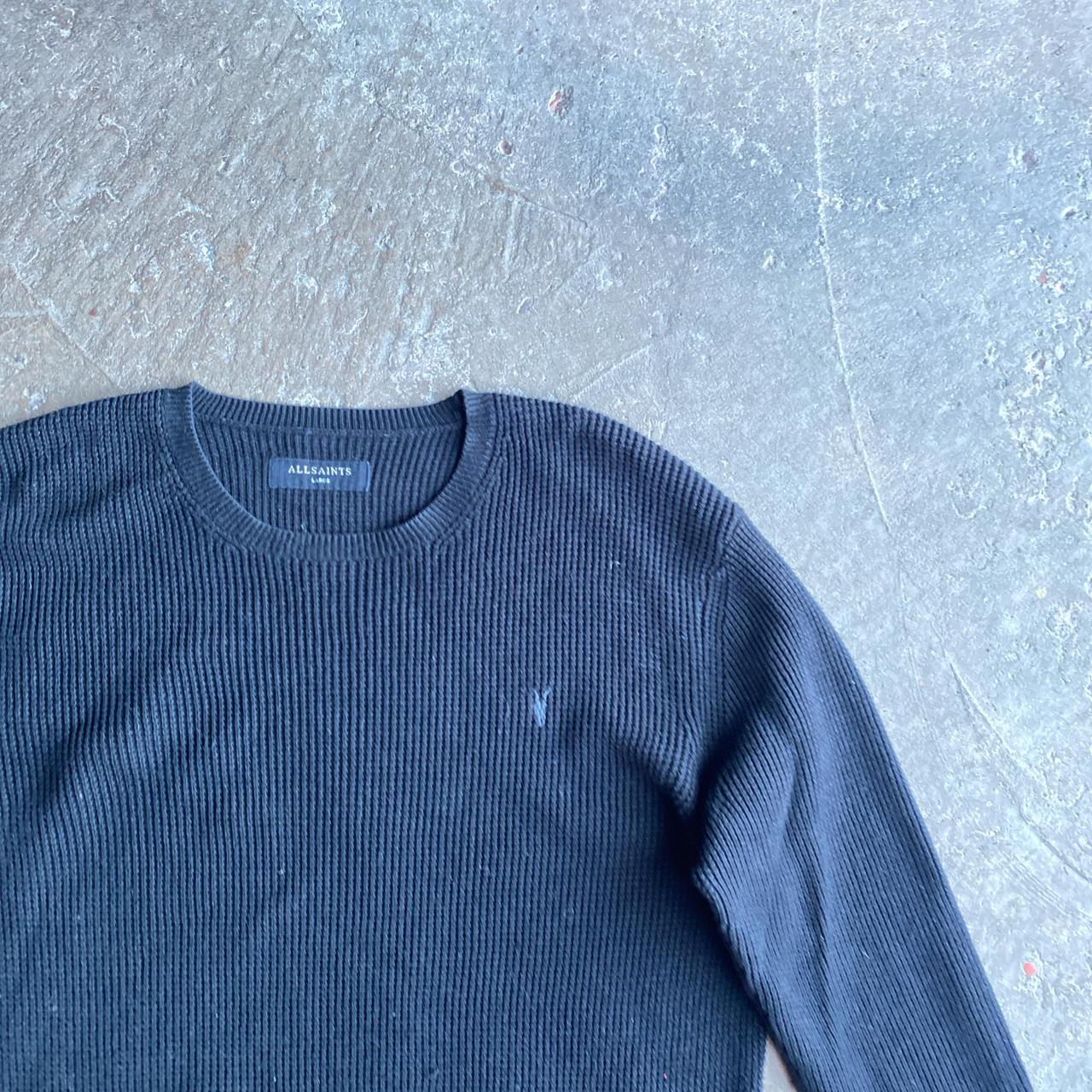 Black All Saints Knitted Jumper - L
