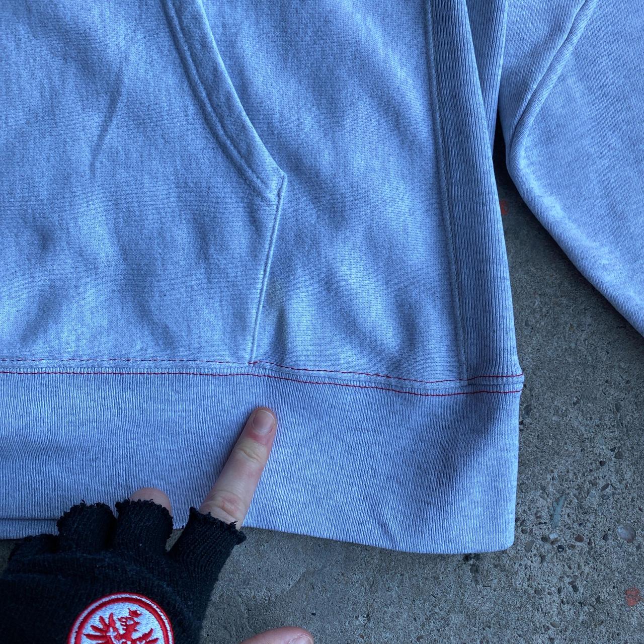 Grey Champion Drawstring Hoodie - XL
