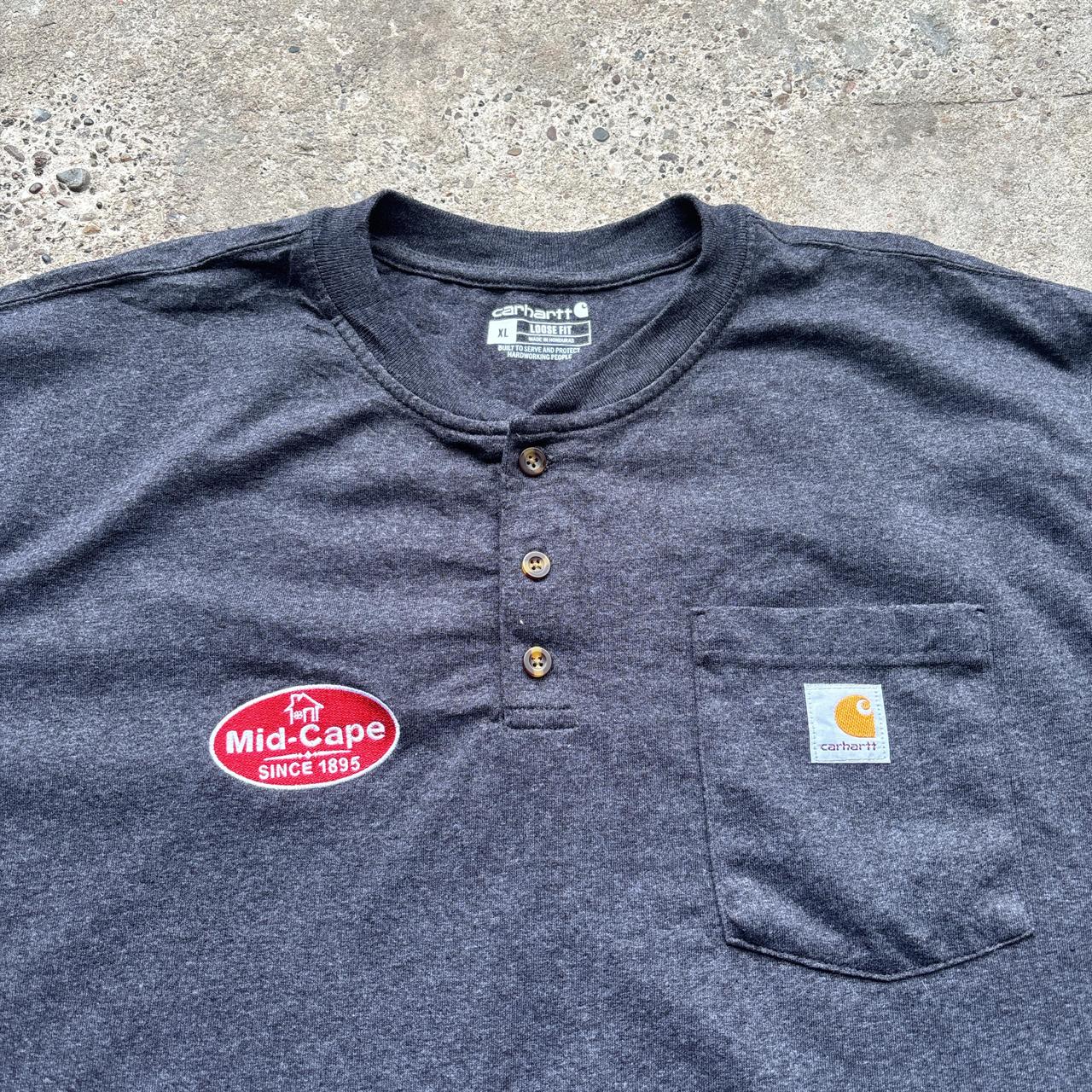 Grey Carhartt button-up shirt - XL