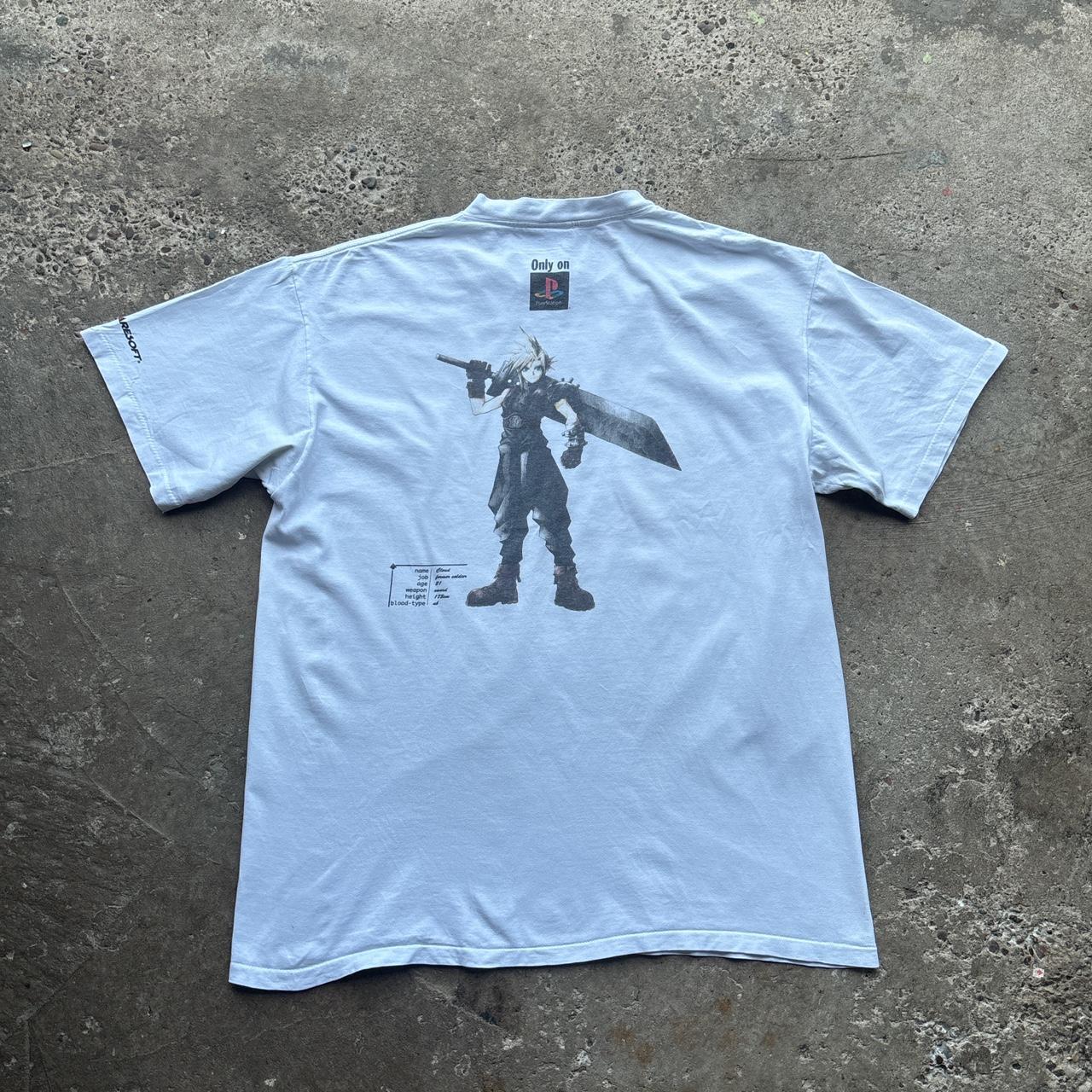 Vintage Final Fantasy VII Cloud Playstation promo t-shirt - XL