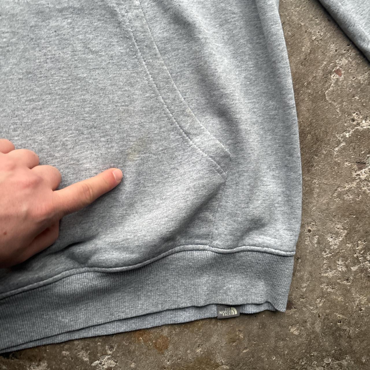 Grey The North Face hoody - XL