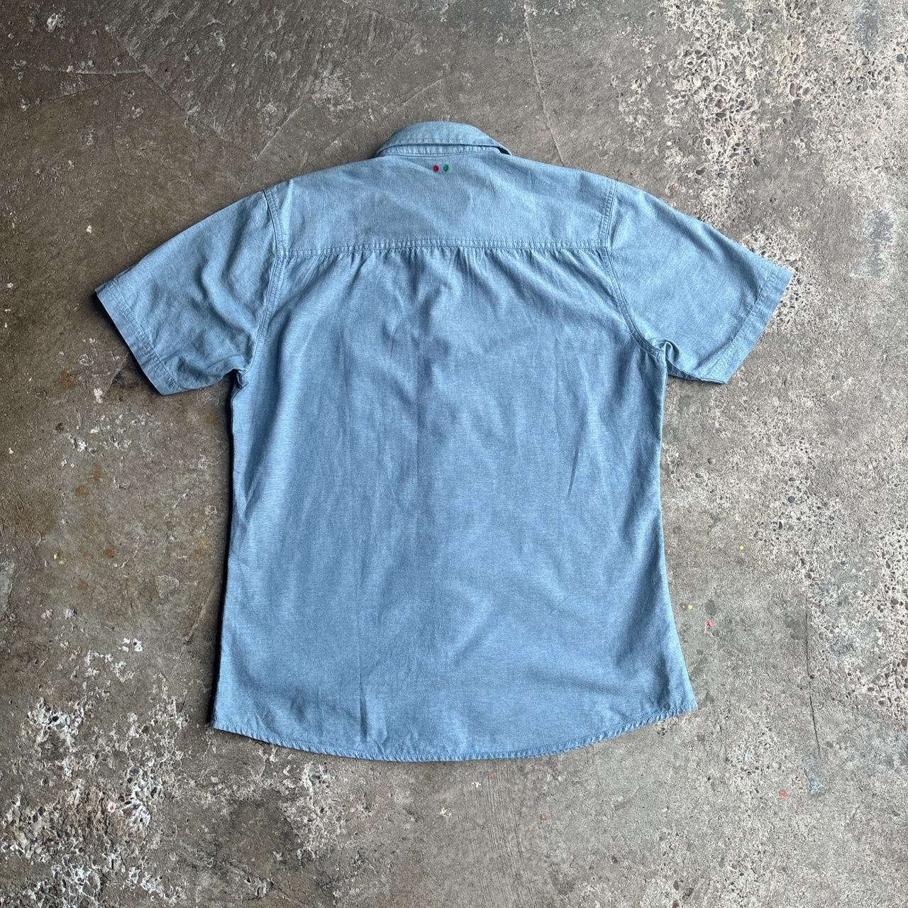 Blue Denim ‘Kickers’ Short Sleeve Shirt