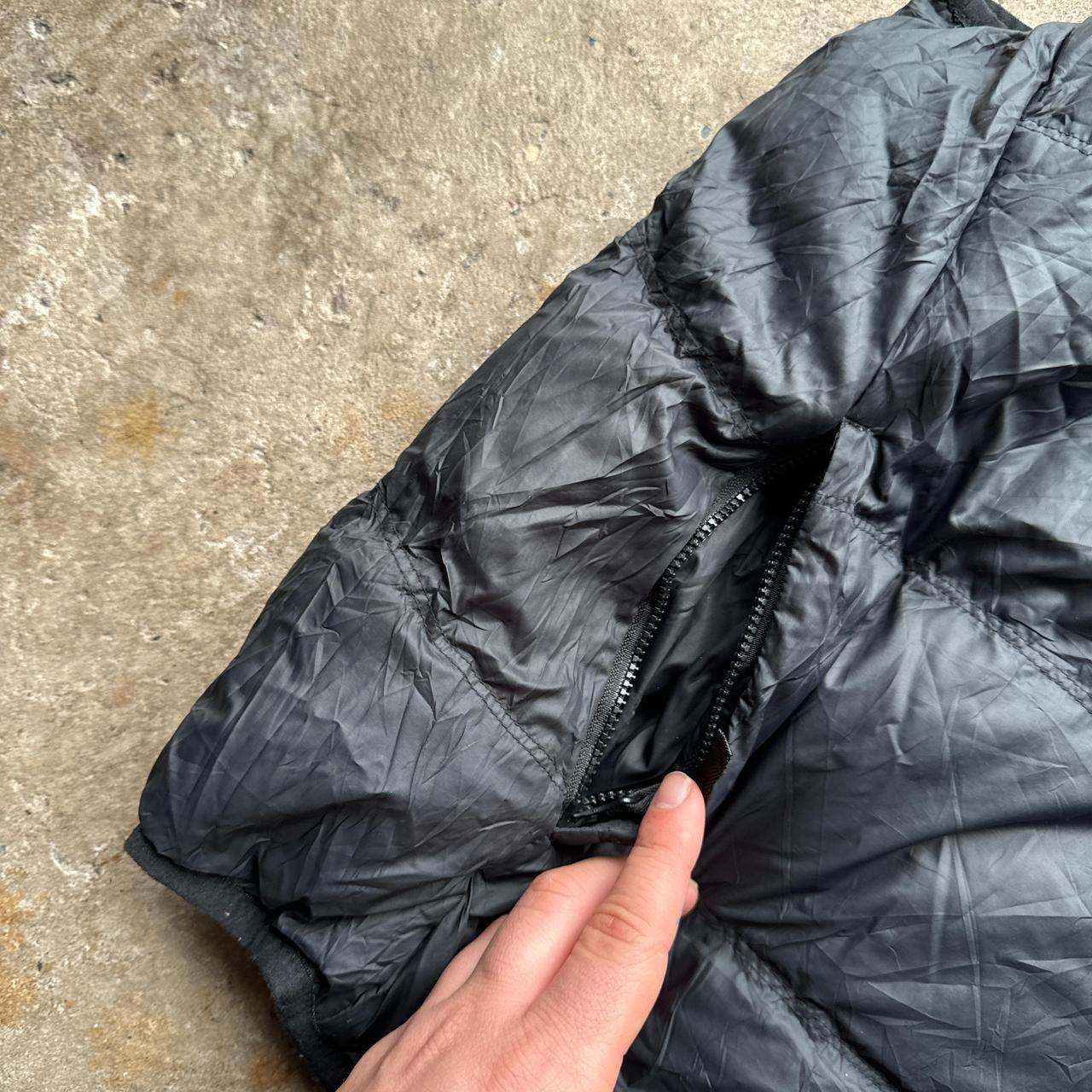 Black Nike reversible puffer gilet
