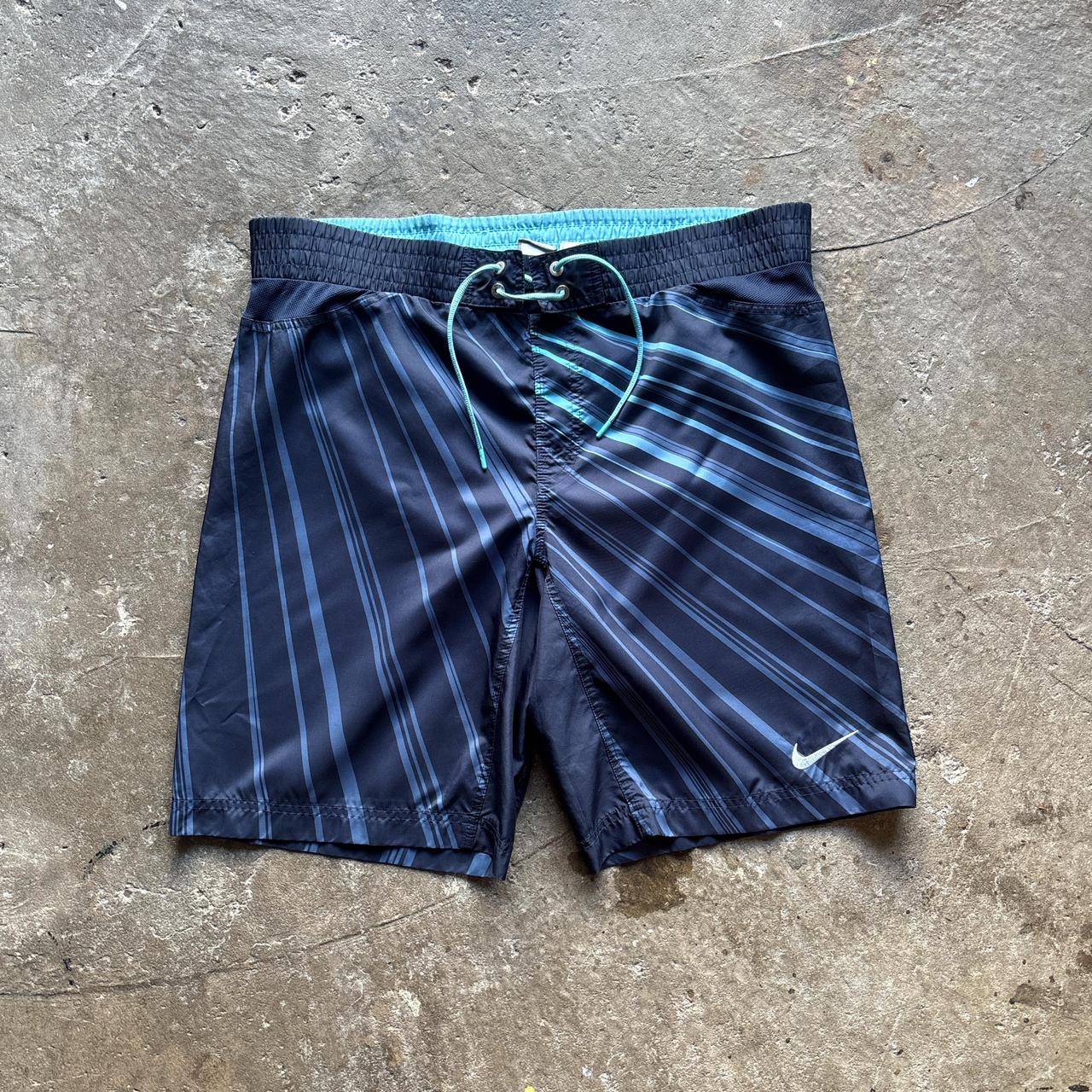 00s Navy Nike swim shorts - L