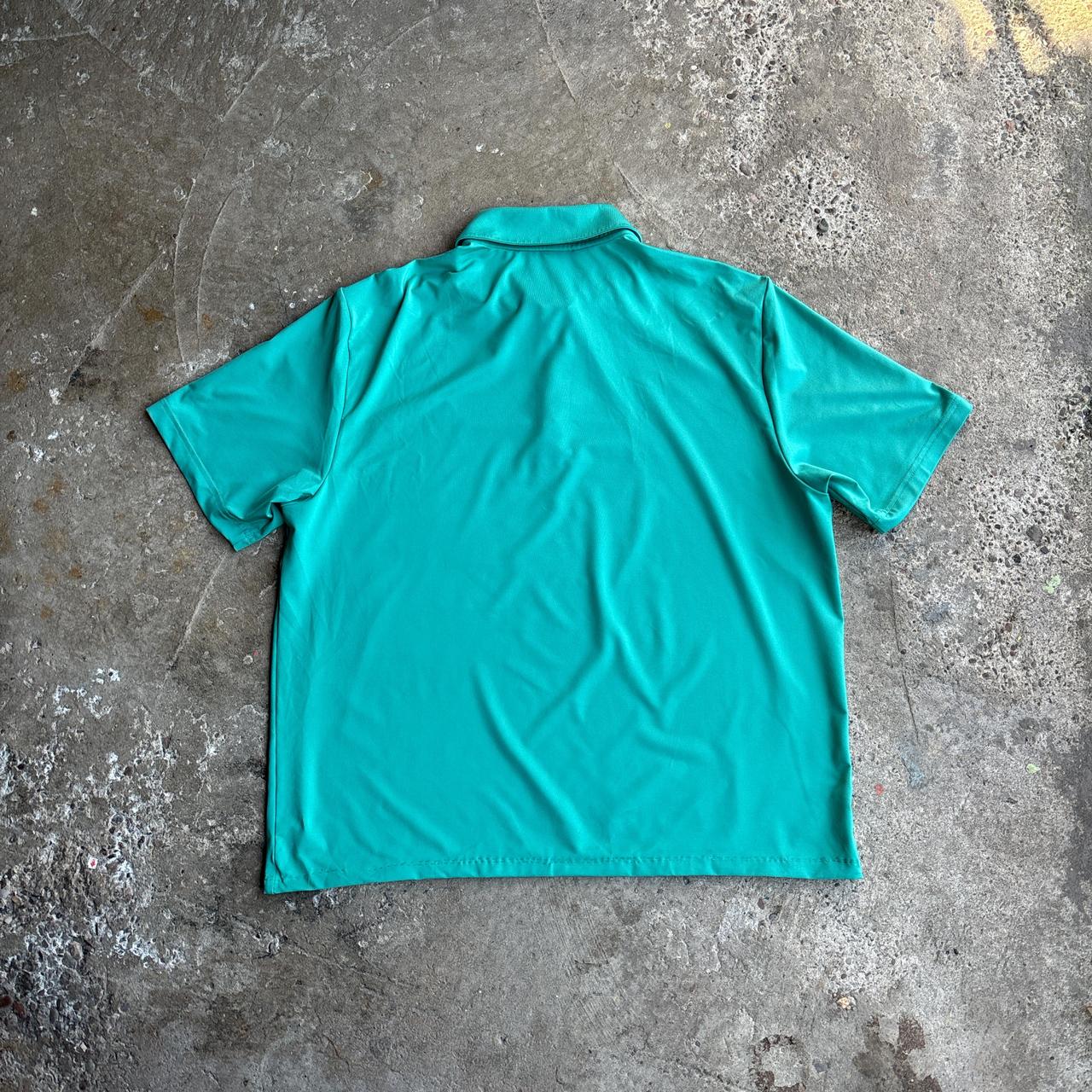 Teal Adidas Golf Polo Shirt