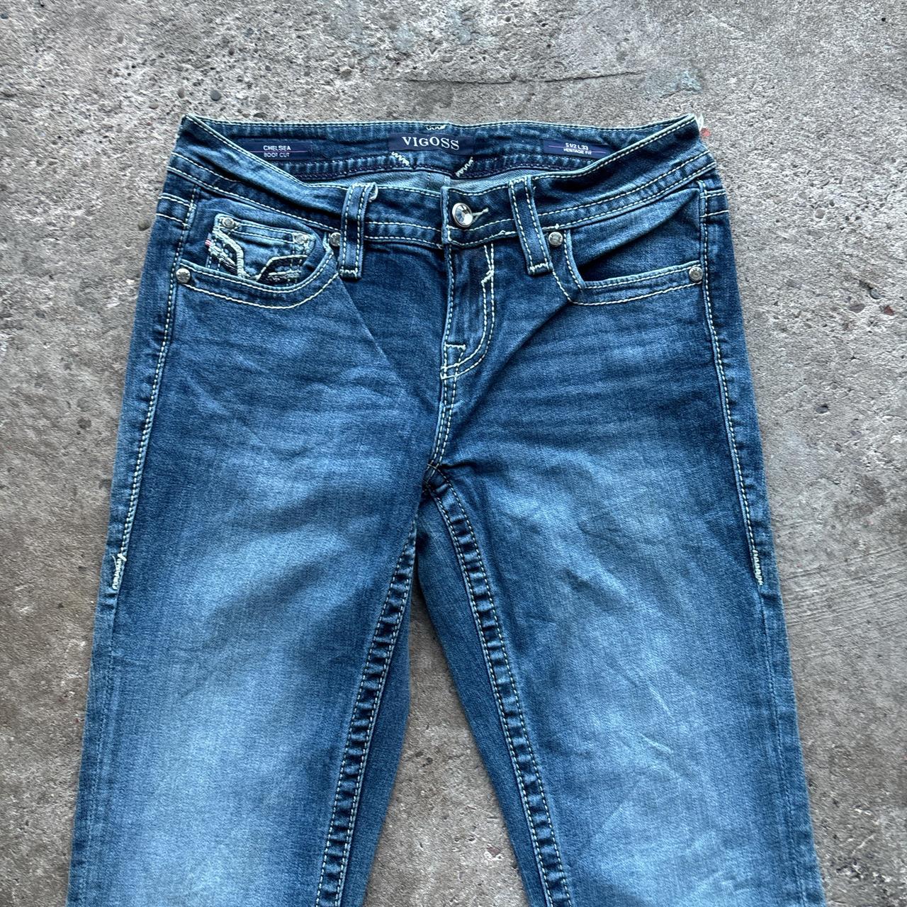 Y2K blue Vigoss bootcut jeans