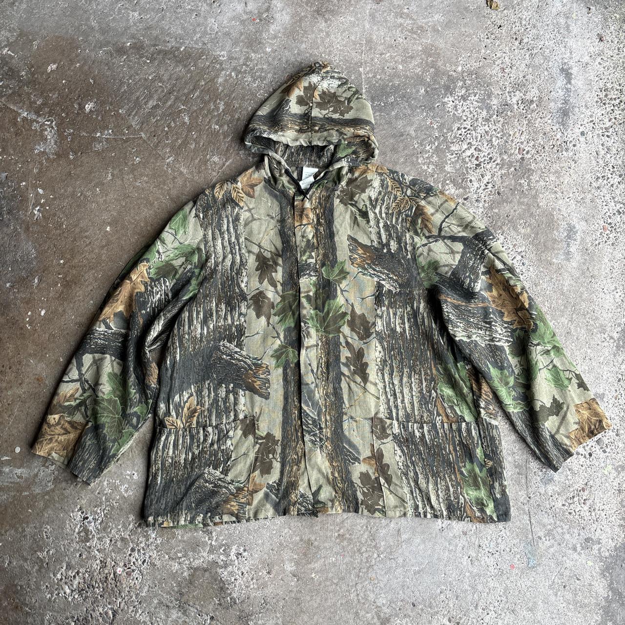 Lightweight Realtree Hooded Camo Jacket - XL