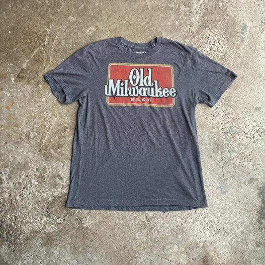 Grey ‘Old Milwaukee’ Graphic T-Shirt - L