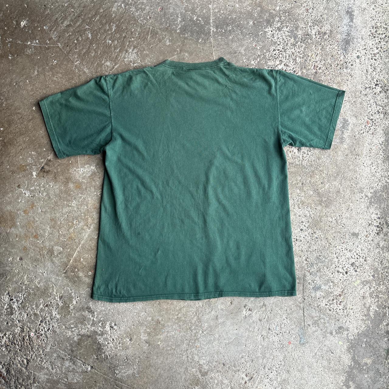 Green Jansport College Football Graphic T-Shirt- XL