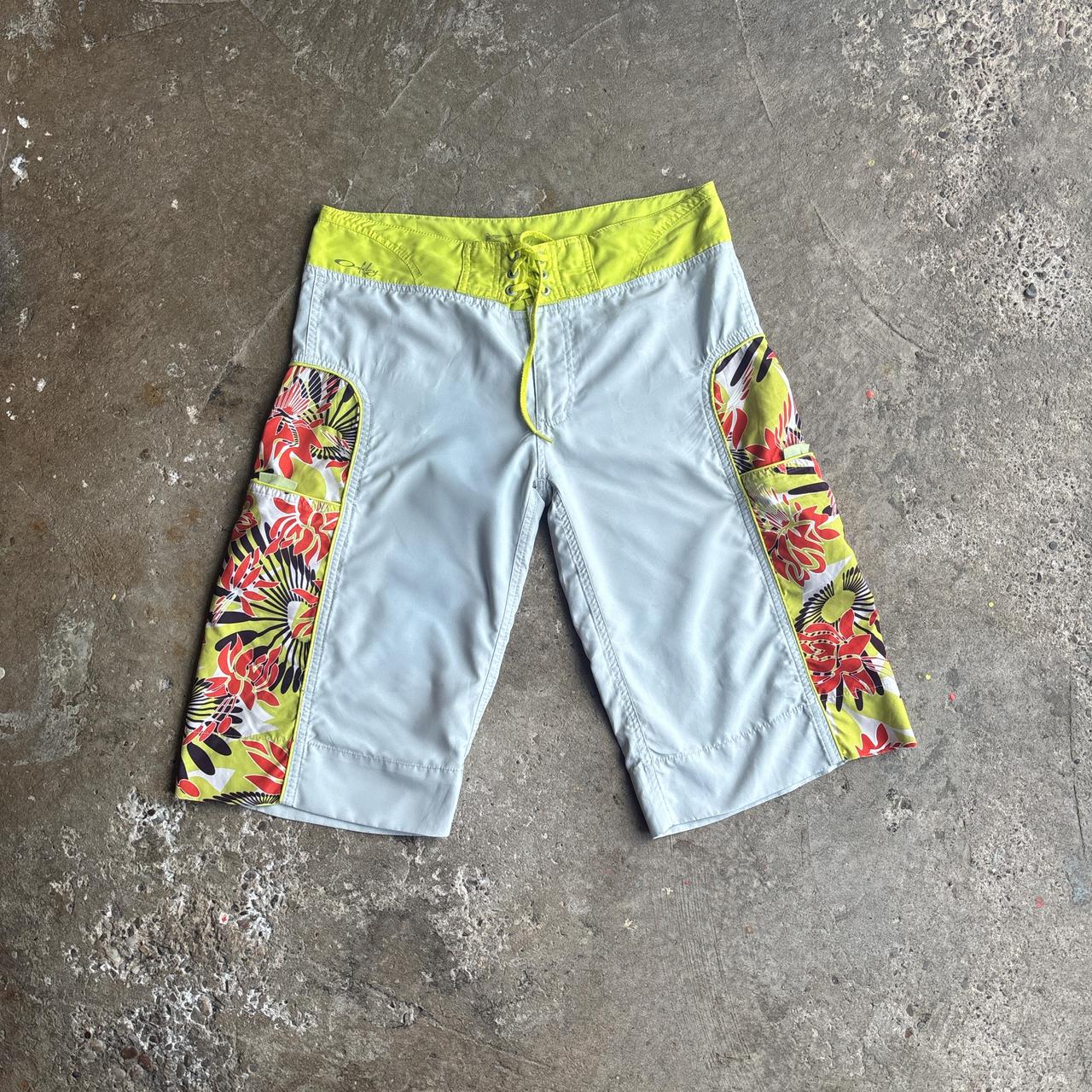 Grey & Yellow Oakley Board Shorts