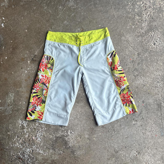 Grey & Yellow Oakley Board Shorts