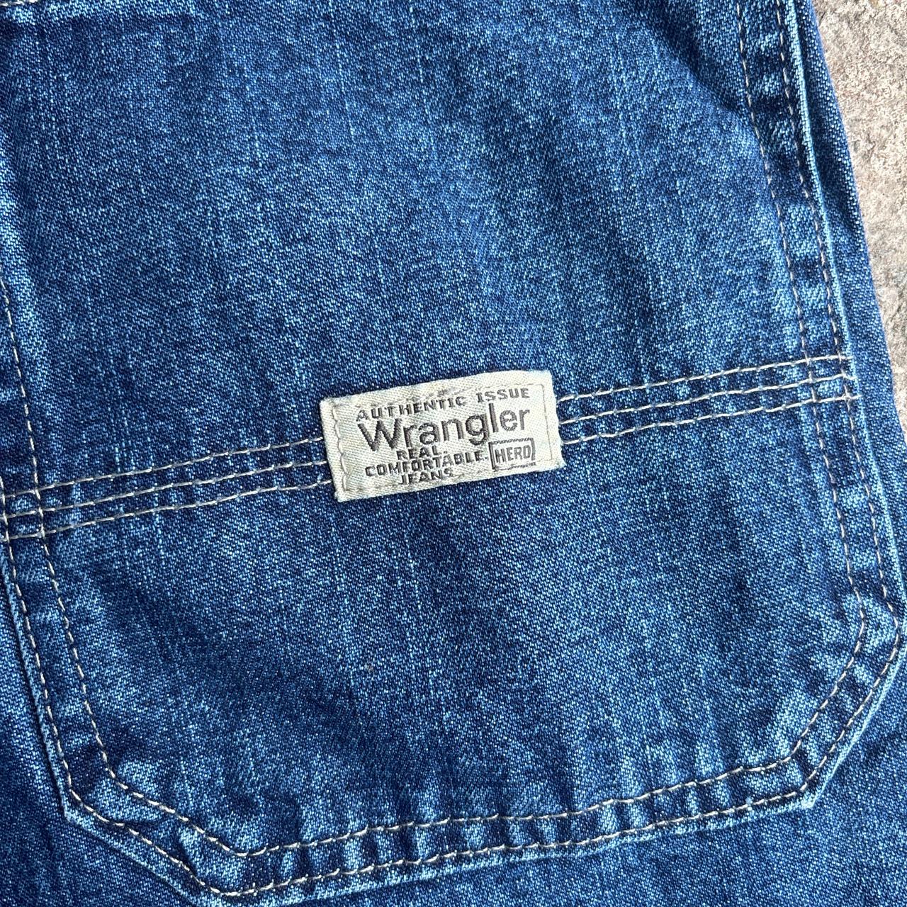 Blue Denim Wrangler Jean Carpenter Shorts