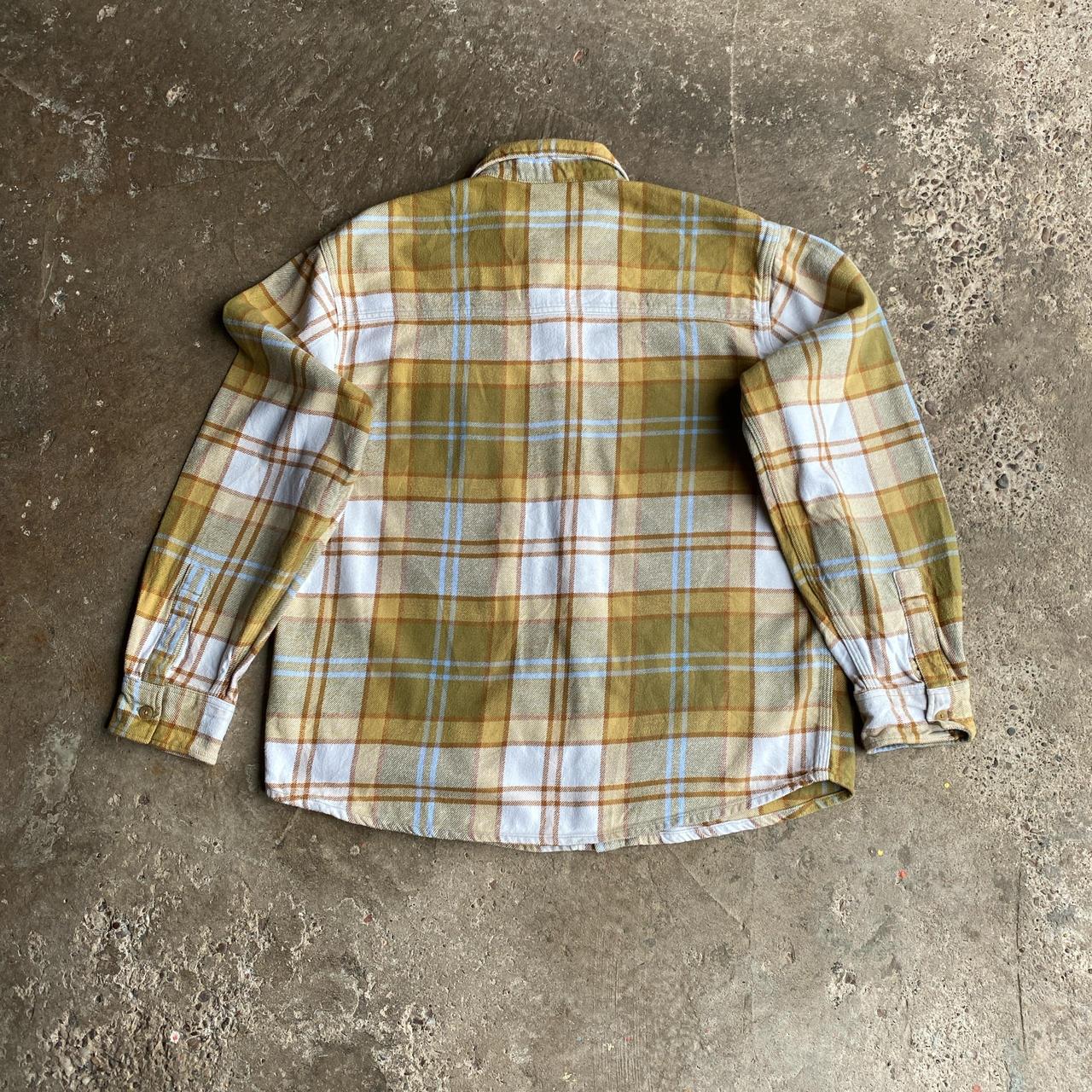 Multi-coloured Checkered Dickies Flannel Shirt - L