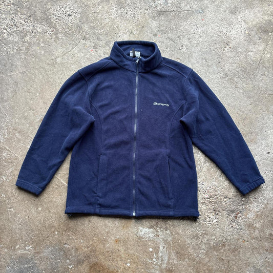 Navy Blue Sprayway zip-up fleece