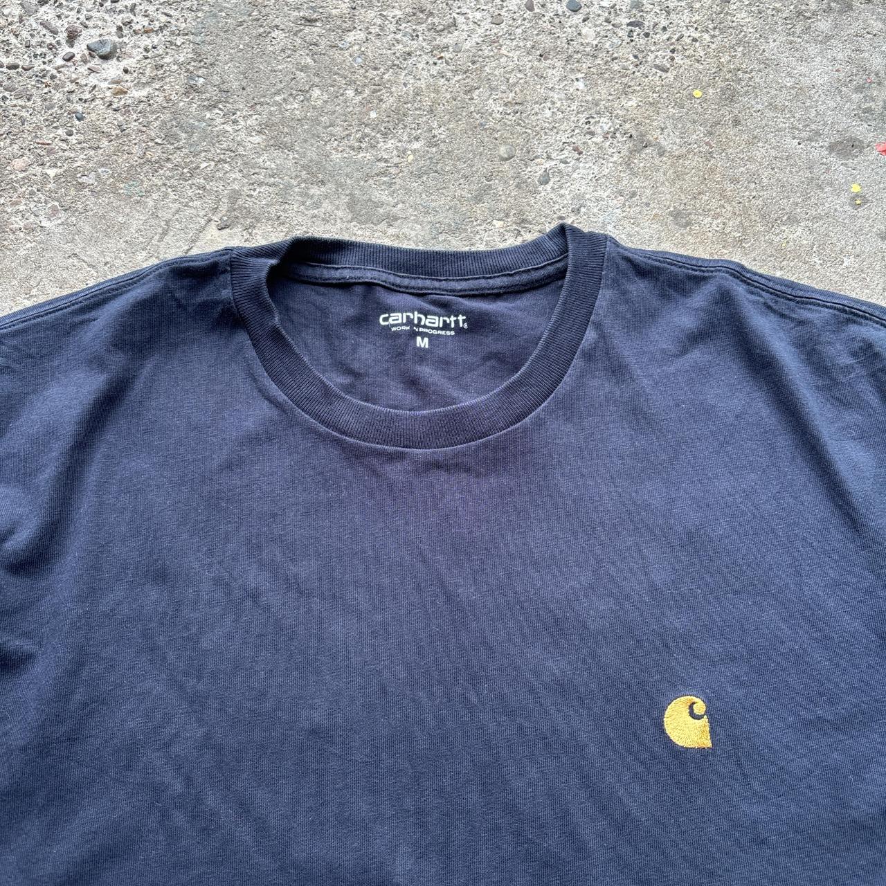 Navy Carhartt WIP T-shirt - M
