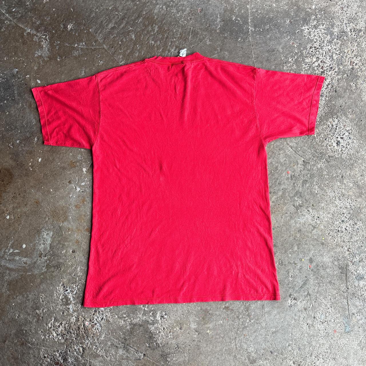 Red Mickey Mouse Vintage Graphic T-Shirt