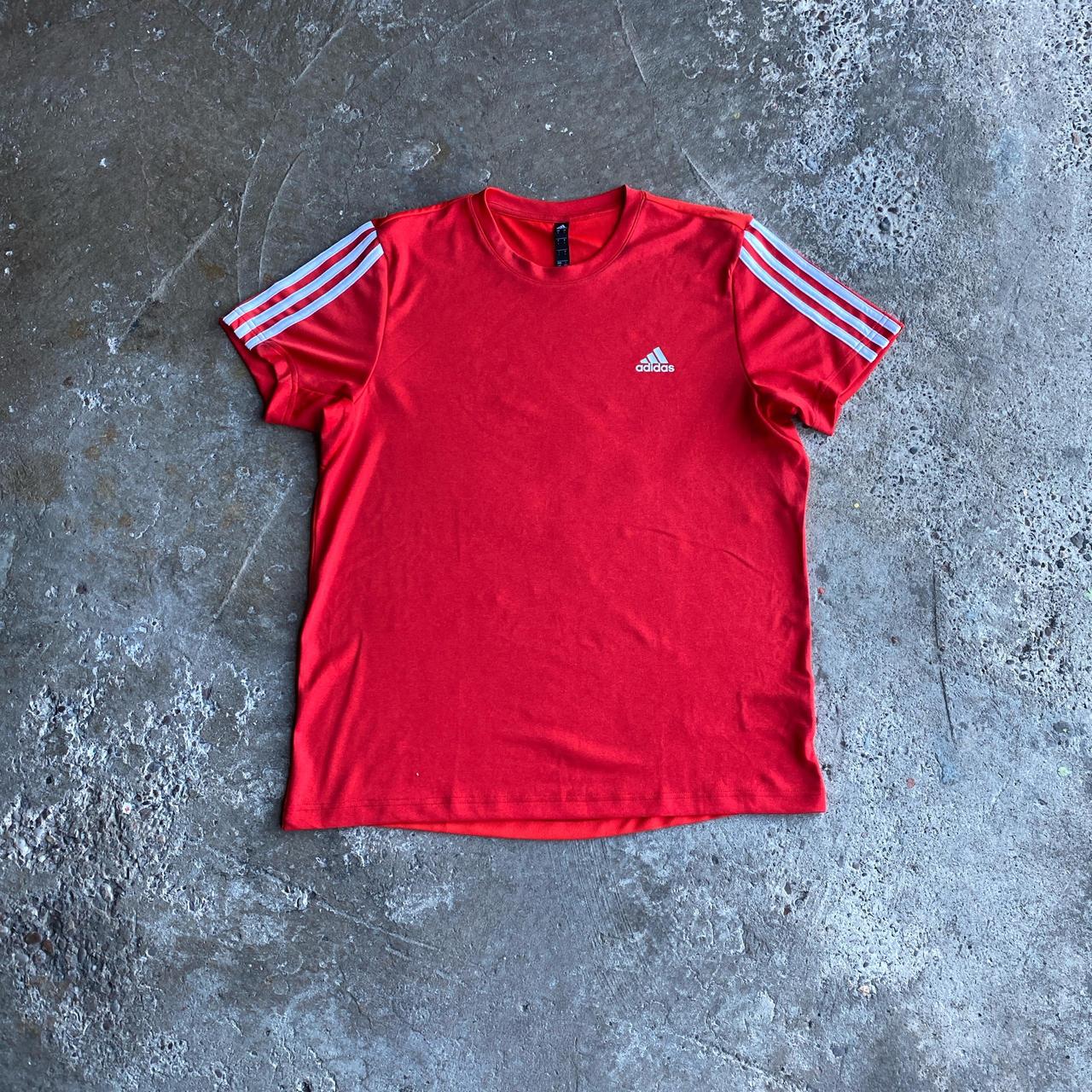 Red Adidas Sportswear T-Shirt - L