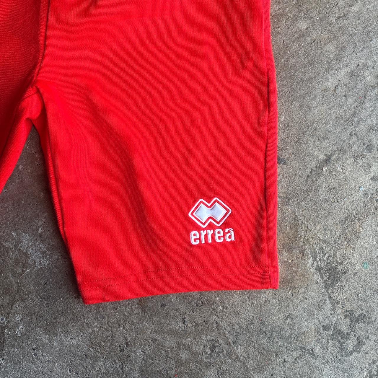 Red US Grosseto Errea 90’s Football Shorts