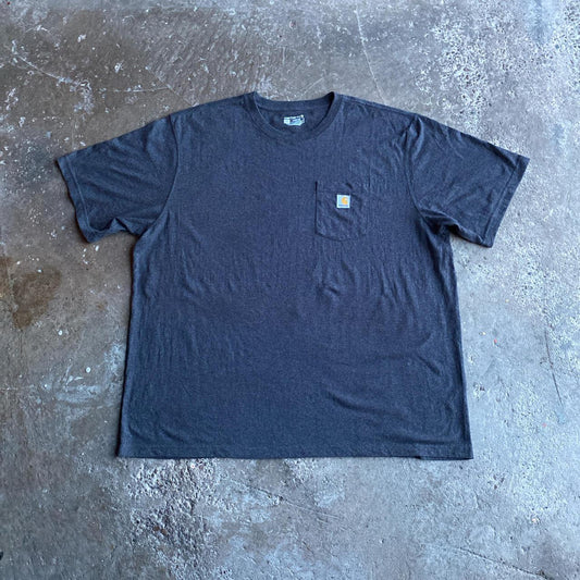 Dark Grey Carhartt Single Pocket T-Shirt - 3XL